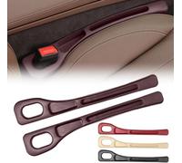 2 Pcs Car Seat Gap Filler Organiser for BMW 1 Series Hatchback 5dr (F20 LCI) 2015-2017, Vehicle Mounted Gap Leak Proof Filling Strip Car Seat Gap Plug Strip,Brown