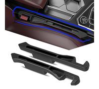 2 Pcs Car Seat Gap Filler Organiser for Opel Astra J Sports Tourer 2012 2013 2014 2015, Vehicle Mounted Gap Leak Proof Filling Strip Pads Fill the Gap,C-Black