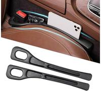 2 PCS Car Seat Gap Filler Organizer for Toyota RAV4/RAV4 Hybrid/RAV4 Plug-in Hybrid, Keeps Essentials Secure Within Reach Fill the Gap Between Seat Console,Black
