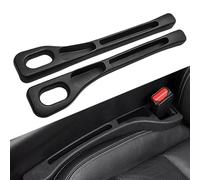 2 Pcs Car Seat Gap Filler,Universal Filler & Storage Box,Car Seat Gap Organizer Leak Proof Filling Strip Accessories for Car SUV Truck Organize Keys Phones Wallets (Black)