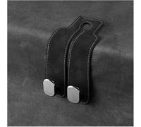 2 Pcs Car Seat Headrest Hook For Ford Focus II Sedan 2005-2026, Seat Back Storage Hook, Leather Organizer Hanger Car Inside Accessories,D/Black-White