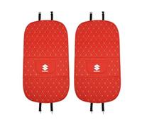 2 pcs Car Seat Kick Mats for Suzuki Authentics, Leather Auto Backrest Protector Pads, Auto Seat Protective Cushion with Pocket - Car Emblem Interior Accessories,A