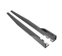2 Pcs Car Side Skirts for Mitsubishi L200 V Double Cab 2015-2018, Side Skirt Extension Anti Collision Protection Car Accessories,Carbon Fiber Look