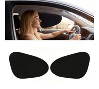 2 Pcs Car Side Window Sun Shade for Peugeot 107 108 206 207 208 2008 3008 2011-2025 Electrostatic Adsorption Sun Blind Blind UV Ray Protector Glare Reflector