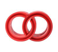 2 Pcs Car Spring Shock Absorber Flexible Rubber Bumper Shock Buffer Power Cushion Coil Spring Spacer Bumper Spring Buffer (F)