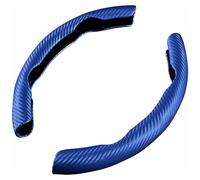 2 Pcs Car Steering Wheel Cover for Audi SQ5 .Generation FY 2018 2019 2020 Carbon Fiber Segmented Anti-Slip Breathable Stylish Interior Accessories Red Style Protect the steering wheel