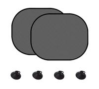 2 Pcs Car Sun Shades for Children Car Sun Shades with Suction Cup Universal for Side Windows, Blackout Curtains for Car UV Protection for Babies Children