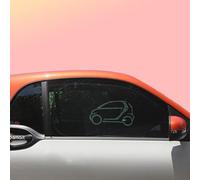 2 Pcs Car Sunshade Window Blinds for Smart 451 453 Fortwo ForFour Auto Side Sun Shade Blocks UV Rays, Auto Curtain Decoration Styling Refit