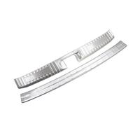 2 Pcs Car Tail Bumper Scuff Guard Plate Rear Trunk Door Sill Protector For Toyota For Highlander For Kluger For Hybrid 2020-2024(Stainless Steel)