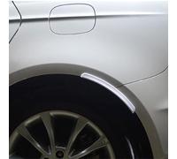 2 Pcs Car Wheel Tires Eyebrow Strips for Smart Fortwo W453 2015-2022, Wheel Arch Trim Tyre Mudguard, Protection Anti-Collision, Car Accessories,White