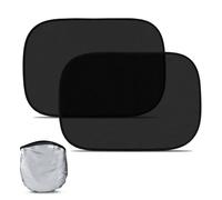 2 Pcs Car Window Shades for Baby, Car Sun Shade for Baby Sun Shades for Cars Windows with Silver Storage Bag Black Protect from UV Rays Electrostatic Adsorption Suitable for 95% of Vehicles