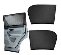 2 Pcs Car Window Sun Shades for Baby Adults Universal Sun Shade Protection Mesh Curtains for Rear Side Windows Blocks UV Rays Mosquitoes Fits Most Cars