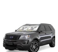 2 PCS Car Windshield Sun Shade Cute Elephant with Wreath and Little Duck Car Sun Shade Foldable Front Windshield Sunshade Cover Auto Sun Visor Keep Your Vehicle Cool for Most Sedans SUV Truck Medium