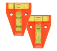 2 Pcs Caravan Spirit Level T Type Spirit Level Bubble Leveling Device 2-Way Mini Caravan Leveller Devices Motorhome Gadgets Levellers Magnetic Bubble Levelling Tool for Campervan