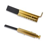 2 Pcs Carbon Brushes for Beko, Smeg, Hoover, Candy Washing Machines, L94MF7 Washing Machine Motor Carbon Brush (Black)