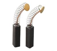2 Pcs Carbon Brushes For Electric Motors 20mm X 5mm X 5mm With Spring For Drills Saws Grinders And Vacuum Cleaners Replacement Part