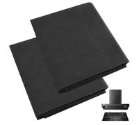 2 Pcs Carbon Cooker Hood Filter, Universal Cut to Fit Carbon Filter Replacement, High-absorption Filters for All Cooker Hoods & Extractor Fan Vent (47×57cm)