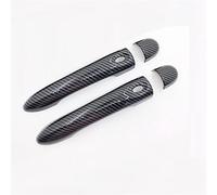 2 PCS Carbon Fiber Door Handle Cover Catch Trim For Clio IV MK4 2012 2013 2014 2015 2016 2017 2018 2019(1)