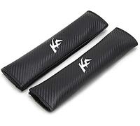 2 Pcs Carbon Fiber Seat Belt Shoulder Pad,for Fo-Rd KA, Seat Belt Shoulder Pads, Shoulders, Auto Styling Accessories