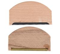 2 PCS Cashmere Comb Sweater Shaver Wool Comb Wooden Pilling Fuzz Fabric Lint Remover Manual Portable Clothing Brush Tool for De-Pilling Clothing Garments Knits Woolens Scarves Wool Coats Pants Care