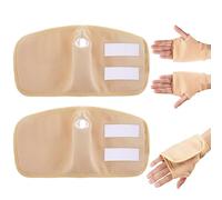 2 PCS Castor Oil Pack for Hands, Reusable Castor Oil Pack Wrap Kit, Highly Absorbent Hand Caster Oil Pack Wrap Kit Organic Cotton, Easy to Use Anti-Seepage (Oil Not Included)
