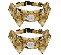 2 Pcs Cat Dog Bow Tie, Adjustable Pet Collar Bowtie Tux Formal Neck Tie for Boys Girls Puppy Kitten Wedding Birthday - Ancient Sailing Adventure Pirates and Boat