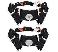 2 Pcs Cat Dog Bow Tie, Adjustable Pet Collar Bowtie Tux Formal Neck Tie for Boys Girls Puppy Kitten Wedding Birthday - Funny Walking Penguins
