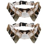 2 Pcs Cat Dog Bow Tie, Adjustable Pet Collar Bowtie Tux Formal Neck Tie for Boys Girls Puppy Kitten Wedding Birthday - Three Girls Dancing Ballet