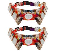 2 Pcs Cat Dog Bow Tie, Adjustable Pet Collar Bowtie Tux Formal Neck Tie for Boys Girls Puppy Kitten Wedding Birthday - Ballerinas Dancing Ballet