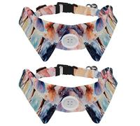 2 Pcs Cat Dog Bow Tie, Adjustable Pet Collar Bowtie Tux Formal Neck Tie for Boys Girls Puppy Kitten Wedding Birthday - Dancing Ballet Girls
