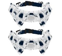 2 Pcs Cat Dog Bow Tie, Adjustable Pet Collar Bowtie Tux Formal Neck Tie for Boys Girls Puppy Kitten Wedding Birthday - Angry Shark with Open Mouth