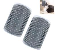 2 Pcs Cat Senses Self Groomer,Softer Cat Self Groomer,Dog Cat Corner Groomer,Wall Corner Scratcher Comb,Grooming Massage Brush,for All Long and Short Hair Pet Cats