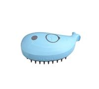 2 pcs Cat Steam Brush, 3 in 1 Cat Steamy Brush Cleanser, Cat Spray Brush for Shedding, Pet Spa Brush for Dogs Cats, Multifunctional Rechargeable Steaming Cat Brush Steamer(Blue)