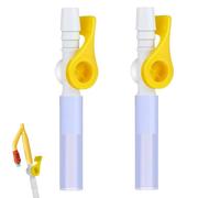 2 PCS Catheter Valve Easy to Use Urine Drainage Catheter Valves Soft Lever Tap Leg Band Valve with Smooth Edges Effective Alternative to Leg Bags