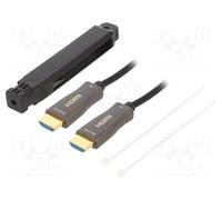 2 pcs : CCBP-HDMI-AOC-10M-02 - Cable, HDMI 2.0, HDMI plug,both sides, textile, 1