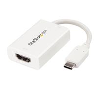 2 pcs - CDP2HDUCPW StarTech.com USB C to HDMI Adapter, USB 3.1, 1 Supported Disp