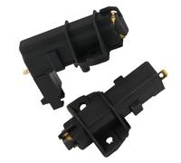 2 Pcs Ceset Motor Carbon Brushes for Hoover Candy Beko Replacement Washing Machines Carbon Brushes Accessories (Black)