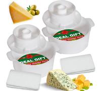 2 pcs Cheesemaking Kit Butter Punched Сheese Maker Press Strainer cheese With Follower Piston 1.5 L Tofu Press Maker Cheese Making Kit Machine