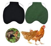 2 Pcs Chicken Apron Saddle Vest,WideSmart Chicken Harness Hen Chicken Saddle Pet Feather Protection Fixer Back Wing Protector Cloth Saddle Apron Double Poultry Jacket Hen Apron Poultry Protector