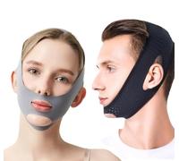 2 Pcs Chin Strap Anti Snoring Chin Strap Adjustable Anti snoring Face Lifting Chin Mask Effect for Men Women Face Lift