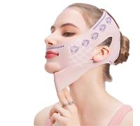 2 Pcs Chin Strap for Sleeping, Double Chin Reducer, Face Bands, V Line Lifting Mask, Face Contouring Sleeping Anti-Wrinkle Band, Anti-snoring, Keep Mouth Closed During Sleep（Pink）