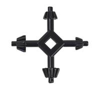 2 Pcs Chuck Key Set for Electric Drill, 4 in 1 Multifunctional Chuck Keys for Drill, Universal Key Compatible with Most Brands, Self-Locking Design (Black)