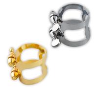 2 Pcs Clarinet Ligature, Clarinet Mouthpiece Ligature, B Flat with Adjustable Screws Clarinet Ligature Mouthpiece Accessories for Clarinet Mouthpiece Woodwinds Instrument