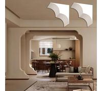 2 PCS Classic Doorway Arch Kit, High-Density Foam Door Arch Molding for Any Opening, Interior Decoration Door Corner Trims(Thick 10cm(3.9"),35x35cm(13.8x13.8"))