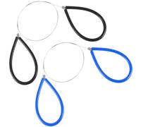 2 Pcs Clay Wire Cutter, 22 Inch Ceramic Cutter Clay Tool Pottery Tool Polymer Clays Cutters Pottery Trimming Tools Ceramics Tools for Potterys Wheel Clays Sculpting Claying Artists (Black,Blue)