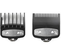 2 Pcs Clipper Guards Compatible with Wahl Clippers - Sizes 0.5 & 1.5, Durable Replacement Hair Clipper Guide Combs, Precise Fit for Professional and Home Use