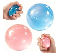 2 PCS Coconut Oil Squishy, Crunchy Squishy, Tool for Learning Focus and Office Use, Two Pack with Pink and Blue Options