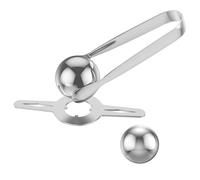 2 Pcs Coffee Cooling Ball, Stainless Steel Espresso Ice Ball with Removable Holder Reusable Extract Chilling Espresso Cooling Tool for Coffee Beer Juice Wine Beverage