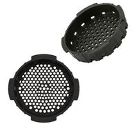 2 Pcs Coffee Filter Cap Replacement, Filter Cap for Maker Flow Control Filter Cap, Black Plastic Replacement, Compatible with Aeropress Maker Espresso Filter Caps Pressure-Actuated Attachment