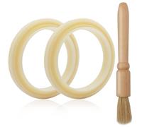 2 Pcs Coffee Machine Group Head Seal Gasket, 54mm Silicone Steam Ring Replacement Compatible with Breville Espresso Machine 878/870/860/880/810/840/500 for Sage Barista Express 880/878/875